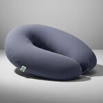 U-подібна подушка для вагітних SeiDesign 30 x 190 см, для сну та годування, бавовна, знімна наволочка, темно-сіра - фото 13