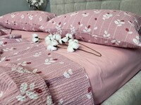 Комплект постільної білизни Вербена рожевий, GOFRE DUO - фото 10