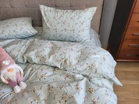 Комплект постельного белья Вікторія м’ята, Turkish flannel - фото 9