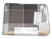 Покривало літнє 170 x 210 см двоспальне, 3BOB білий-піс-кор, ТМ Vladi