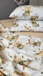 Комплект постельного белья Вухастикибежевая, Фланель, Турция, ТМ Комфорт-текстиль - фото 8
