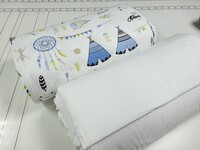 Комплект постільної білизни Вігвам/білий, Turkish flannel