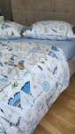 Комплект постільної білизни Вігвам/блакитний, Turkish flannel - фото 6