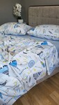 Комплект постільної білизни Вігвам/блакитний, Turkish flannel - фото 7