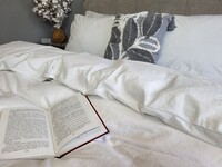 Комплект постільної білизни White, Варена бавовна LUXURY, ТМ Комфорт-текстиль - фото 11