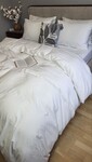 Комплект постільної білизни White, Варена бавовна LUXURY, ТМ Комфорт-текстиль - фото 17