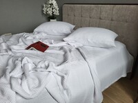Комплект постельного белья White из четырехслойного муслина, 100 хлопок, ТМ Комфорт-текстиль - фото 4