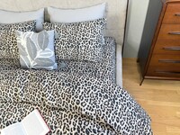 Постельное белье Ягуар Ранфорс Gofre, леопардовый принт - фото 7