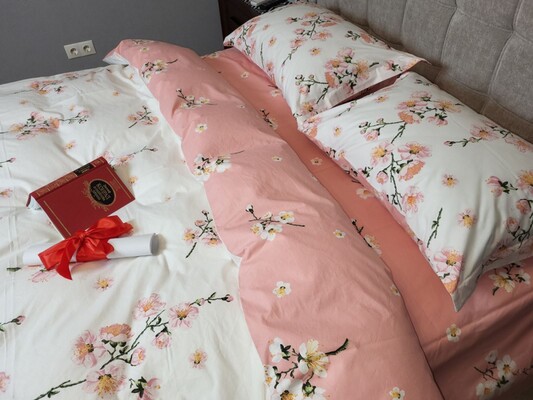 Комплект постельного белья Adagio coral, cotton