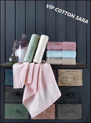 Полотенца махровые Cestepe VIP Cotton 70x140 (Sara)