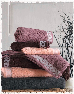 Набор полотенец 3 шт Gursan Jacquard Cotton 70x140 (Damask)