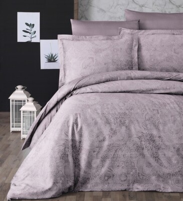 Комплект постельного белья First Choice сатин евро (Neva Lavender)