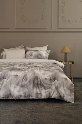 Комплект постльно близни Ruska Beige First Choice Сатин вро абстрактный