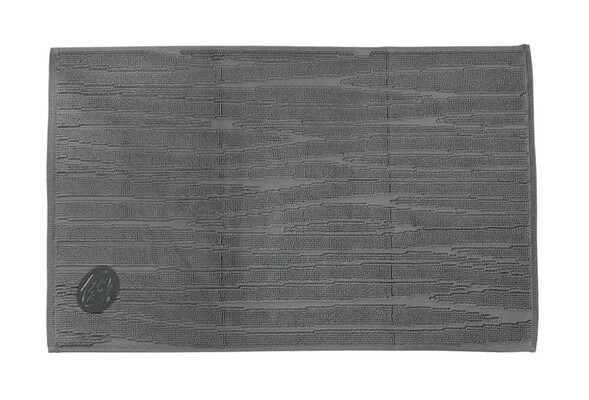 Килимок для нiг Gursan Cotton 50x80 бавовняний поштучно Stripe сірий