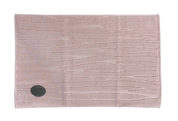 Килимок для нiг Gursan Cotton 50x80 бавовняний поштучно Stripe пудра
