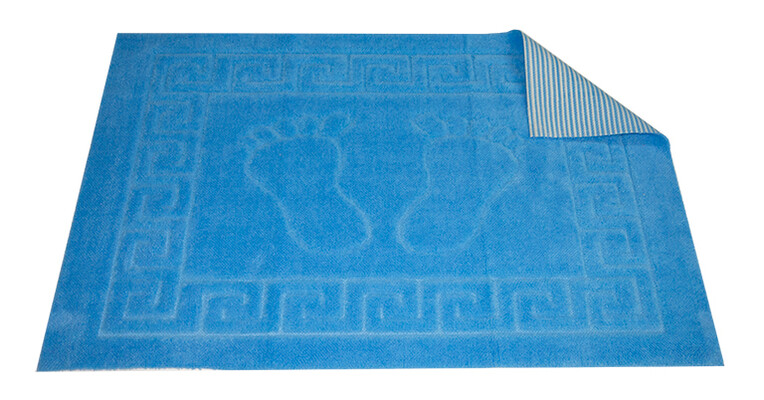 Килимок для ніг Gursan 50x70 см на гумовій основі, синій (rib-carp-blue)