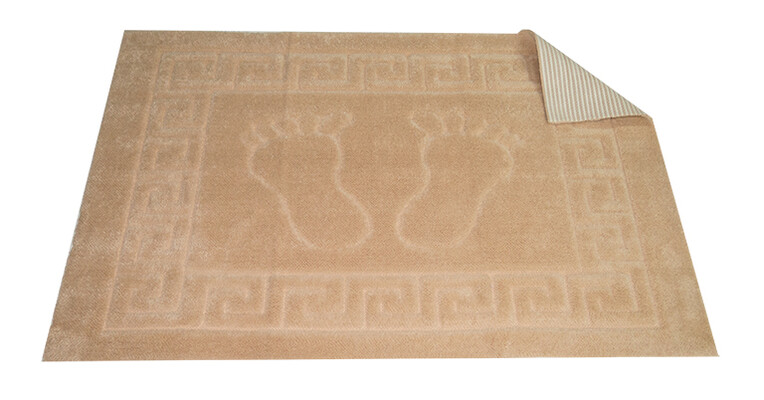 Килимок для ніг Gursan на гумовій основі 50x70 поштучно (rib - carp - beige)