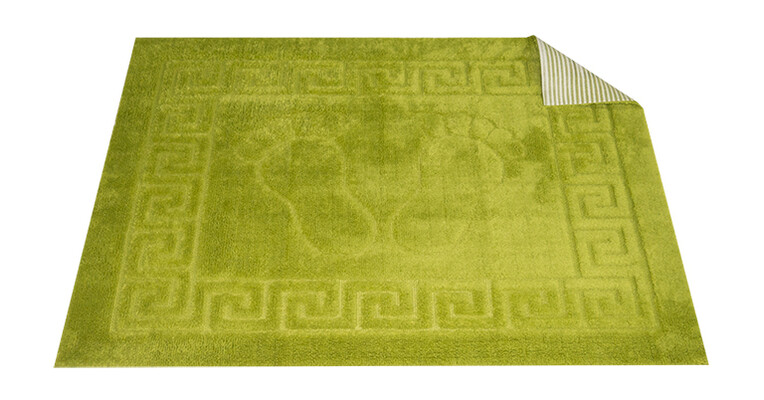 Коврик для ног Gursan на резиновой основе 50 x 70 поштучно (rib-carp-green)