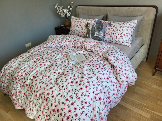 Комплект постельного белья Мия/серый муссон, Turkish flannel