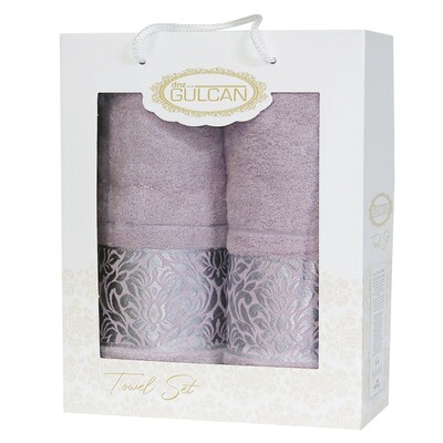 Набор Gulcan Cotton 2 50x90/70x140 (Frower Ornament-2ка-Leylak)