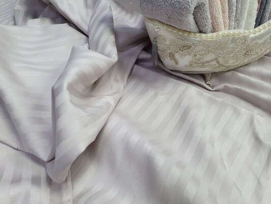 Набір нав. 2 шт. Stripe PREMIUM, ASH PINK 1/1см