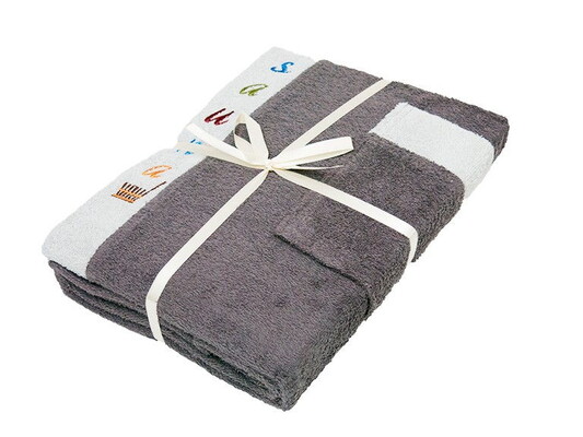 Набір сауна Gursan чоловічої (3 предмети) (men - cotton (3) - gray)