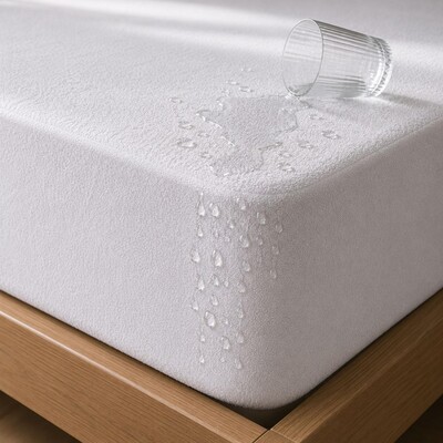 Наматрацник Aqua Stop з бортом по периметру TM IDEIA 120 x 200 x 23 см
