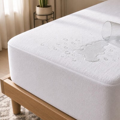 Наматрацник Aqua Stop з бортом TM IDEIA 90 x 200 x 23 см