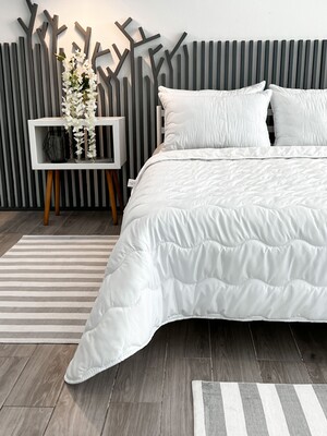 Одеяло полуторное 140 x 205 см, 4 сезона, 4 Seasons White ТМ ArCloud