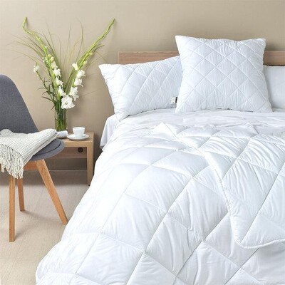Одеяло летнее полуторное Comfort IDEIA 140x210 см облегченное гипоаллергенное