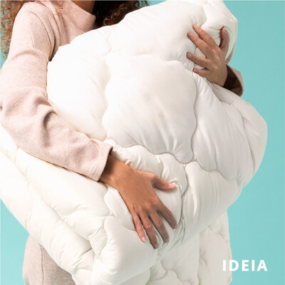 Одеяло зимнее шерстяное Woolly 155 x 210 см, овечья шерсть, теплое, ТМ IDEIA