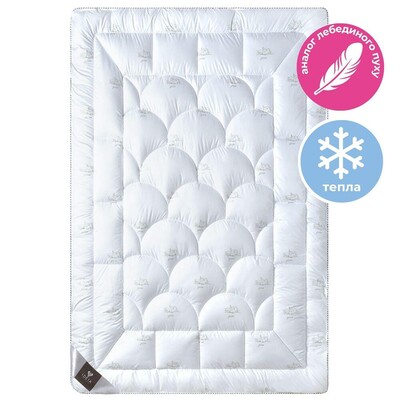 Одеяло Super Soft Classic аналог лебяжьего пуха всесезонное TM IDEIA 155 x 215 см