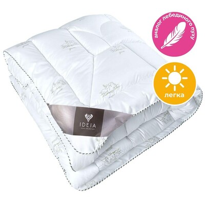 Одеяло Super Soft Classic летнее аналог лебяжьего пуха TM IDEIA 175 x 210 см
