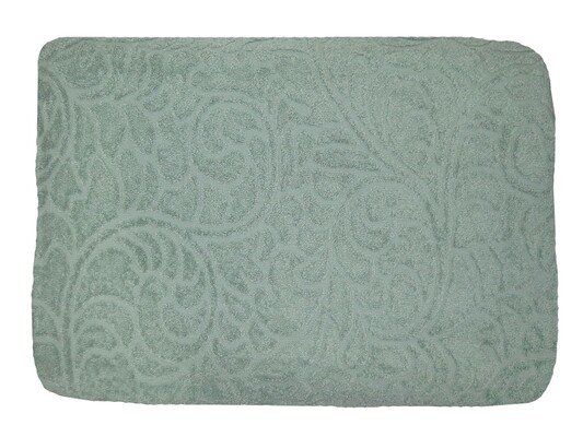 Простирадло махрове Parisa 400 полуторне 150 x 200 см., J-079 - N02 смарагд, ТМ Parisa Home Узбекистан