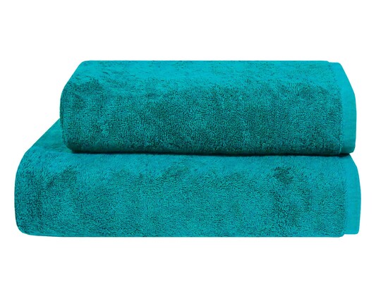 Полотенце махровое 50 x 90 см. Parisa Flat Cotton, H-500 яркая бирюза, ТМ Parisa Home Узбекистан