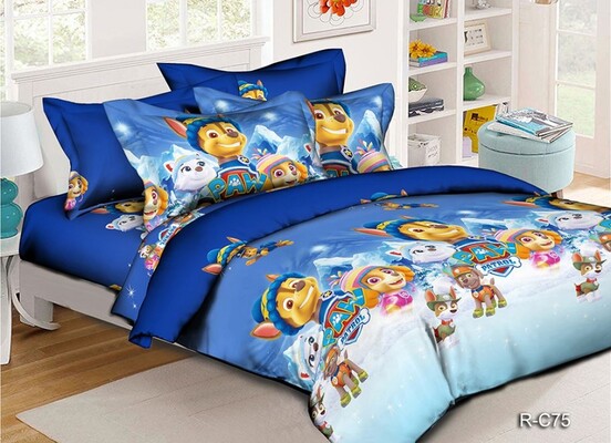 Дитяча постільна білизна Щенячий патруль Арктика (Paw Patrol), ранфорс