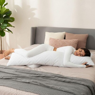 Подушка NORDIC COMFORT+ для відпочинку та сну ТМ IDEIA 40 x 140 см біла