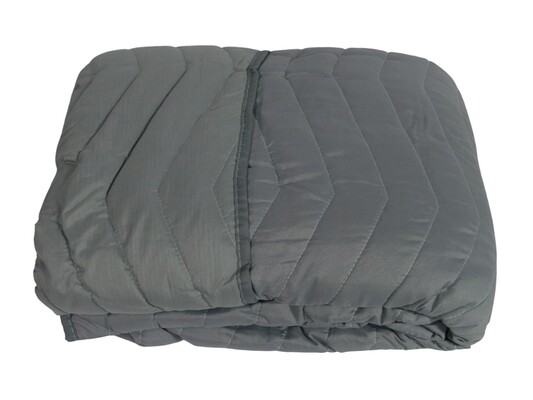 Покрывало 140x210 см ArCloud ZigZag - Light greyGull, стеганое, двухстороннее, в сумке