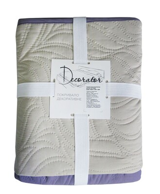Покривало Decorator 210x215 паяне двостороннє (Листя бузково/бежеве 13-5304/17-3808)