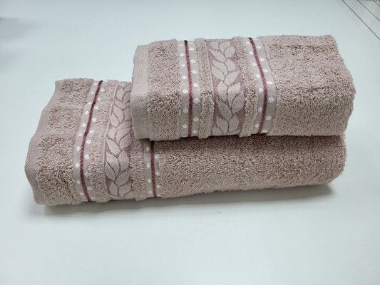 Рушник махровий сауна VIP COTTON FILIZ, фрапе