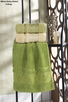 Полотенца махровые Cestepe MicroCotton Premium 70x140 подарочные (Orient)