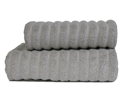 Рушник Parisa Line Cotton 50x90 (D-122 - світло-сірий)