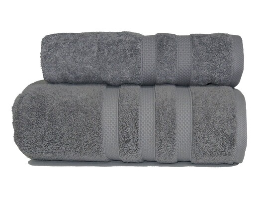 Рушник Parisa Microcotton 50x90 (D-170 - сірий)