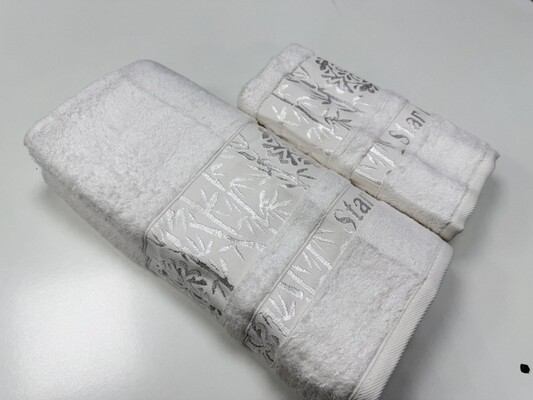 Рушники махрові RUBY BAMBOO, 100 бамбук 550 гм2, білі, ТМ Cestepe