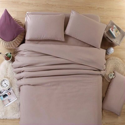 Комплект постельного белья Сатин однотонный MAUVE NEW, №350N