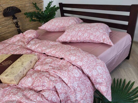 Комплект постельного белья Сатин PREMIUM, MUSCAT ROSE