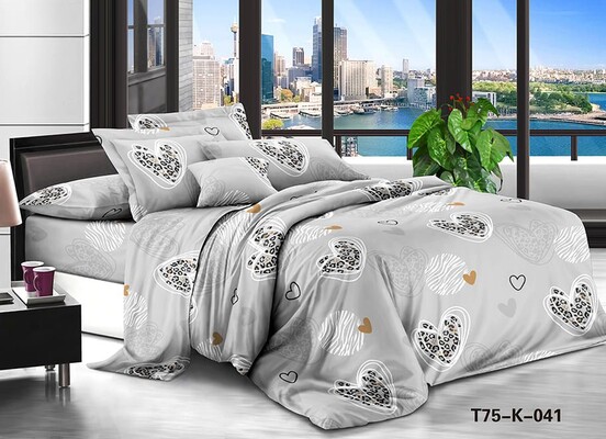 Комплект постельного белья Leopard Love, Sofia, полуторный, Поликоттон, СПК-314