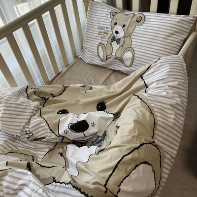 Комплект постільної білизни Teddy bear, cotton