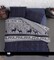 Комплект постільної білизни First Choice Flanel евро (Happiness Navy Blue)