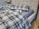 Комплект постільної білизни Горець/сіра гавань, Turkish flannel